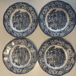 Liberty Blue Dessert/Bread Plates